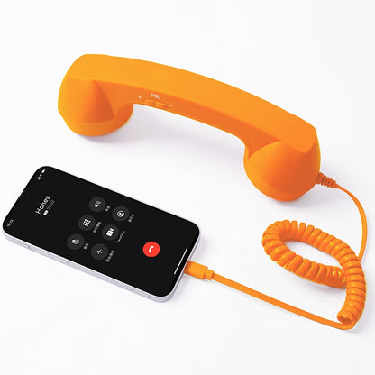 ☎️ 50% OFF Retro Wired Phone Handset – Classic Calls for Your Smartphone