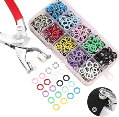 🔥 49% OFF Snap Button Pliers Kit ✨ Easy DIY Fastener Tool for Clothing & Sewing