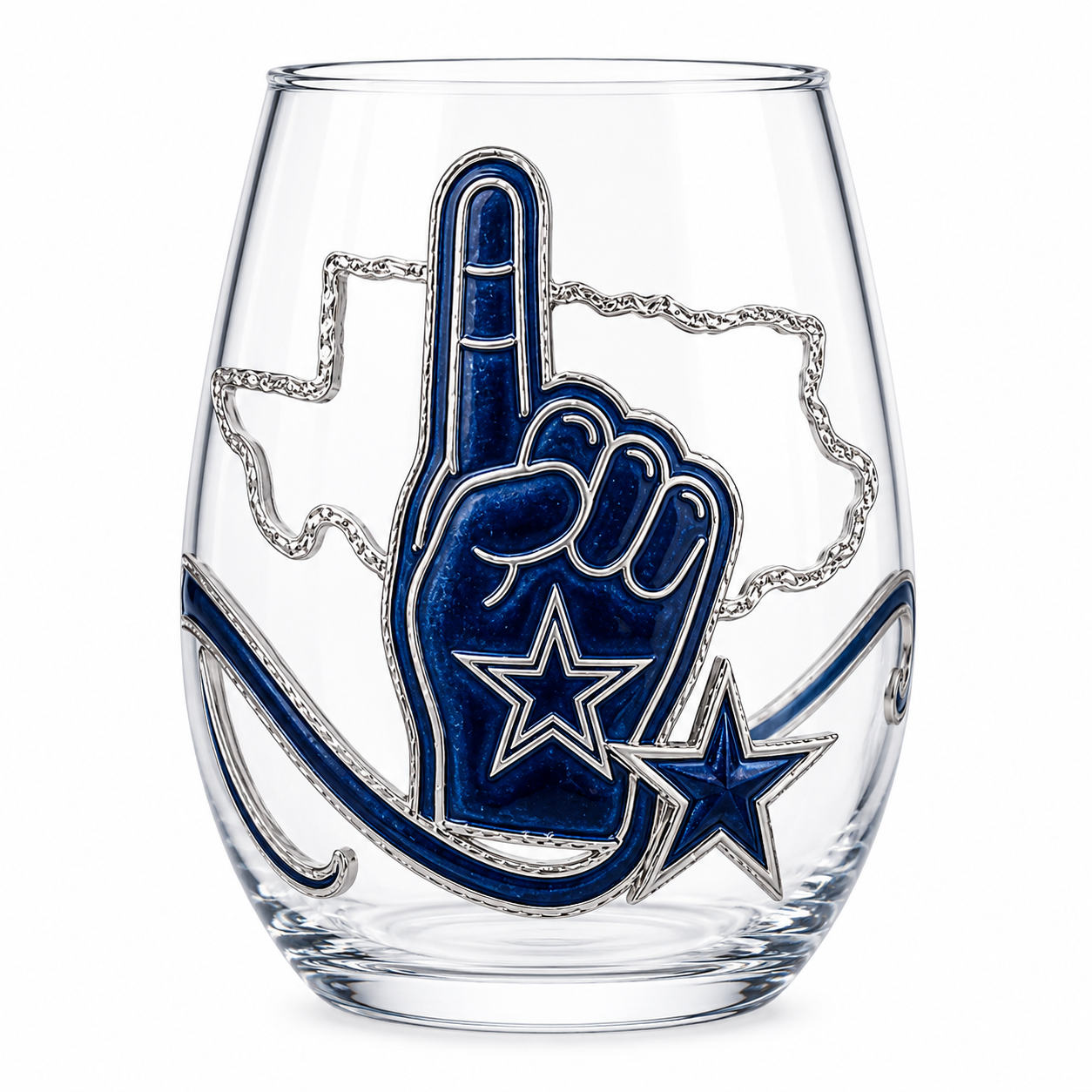 🏈 Football Drinking Glass – Statement Game Day Tumbler for Watch Parties & Victory Toasts