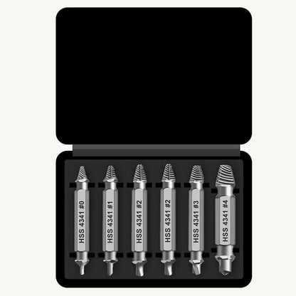 🔥 50% OFF 6-Piece Damaged Screw Extractor Set – Remove Stripped, Broken & Rusted Screws Fast