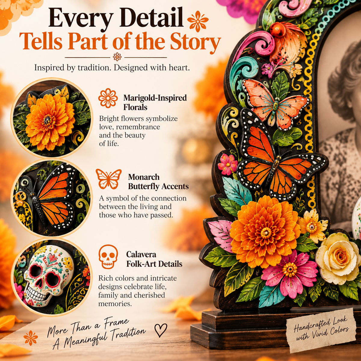 ⏳ Last Day 50% OFF🔥Day of the Dead Commemorative Photo Frame