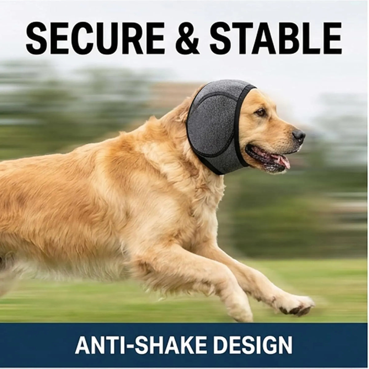 🐶 Dog Noise-Reducing Ear Wrap – Help Make Fireworks, Thunder & Grooming Less Overwhelming 🔇