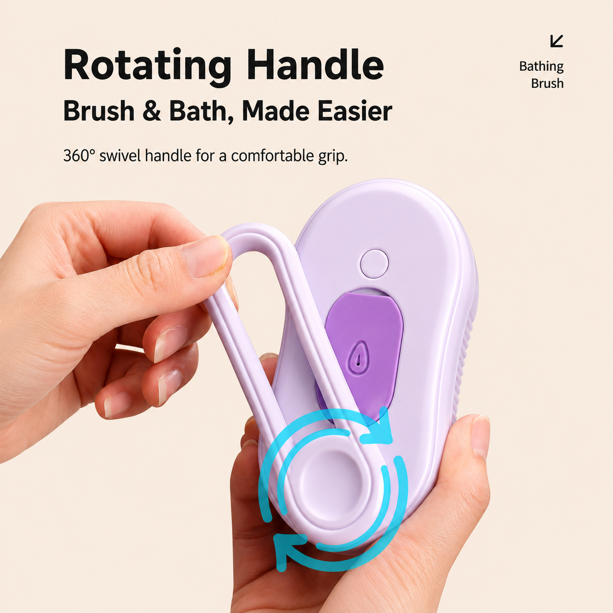 Electric Pet Spray Brush for Cats & Dogs – One-Touch Mist Grooming & Massage Brush