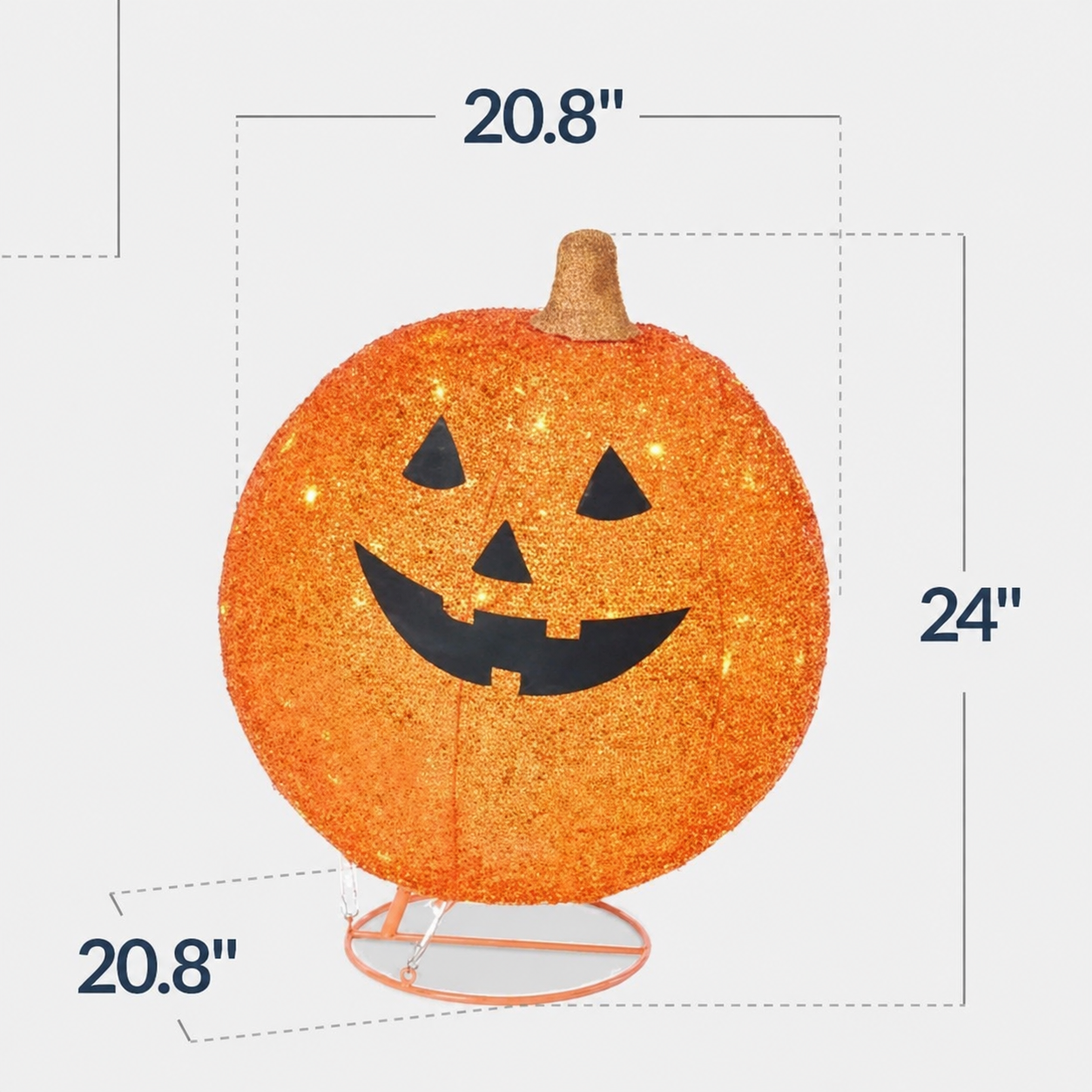 🎃 2-Piece Lighted Pumpkin Set: Halloween to Thanksgiving 2-in-1 Decor!