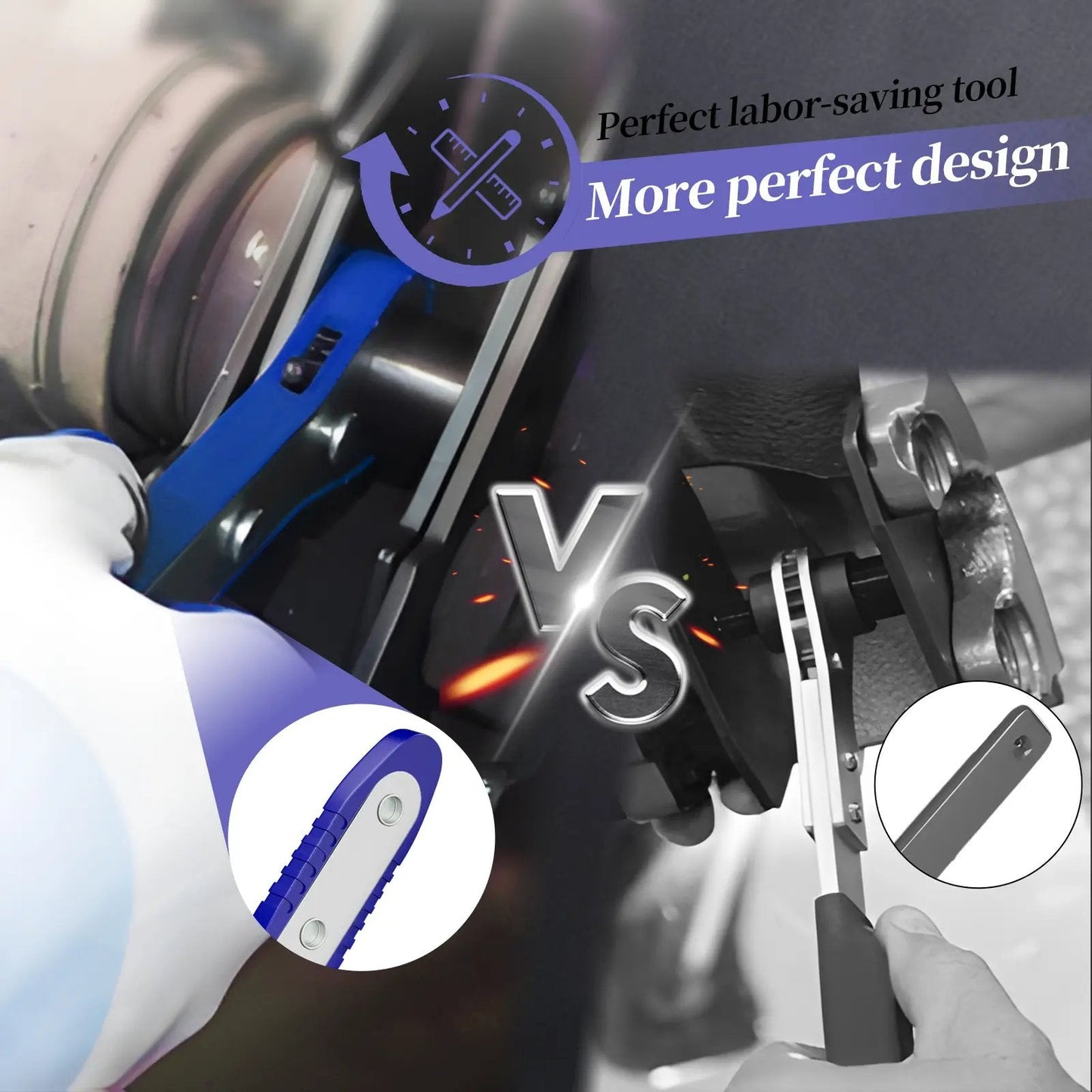 Brake Caliper Piston Press Tool for Single, Dual & Quad Piston Disc Brakes