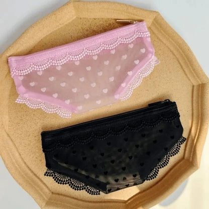 Unique Panties Shape Mesh Cosmetic Bag🩲