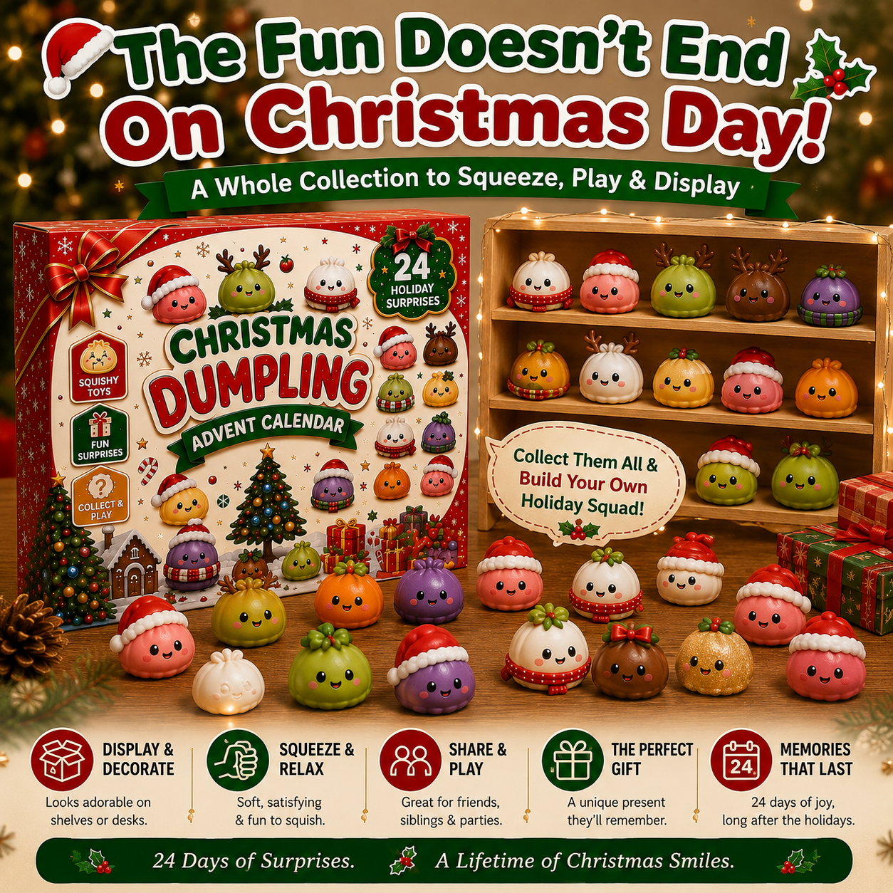 24 Days of Squishy Christmas Surprises 🎄