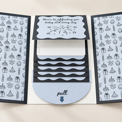 ⏰LAST DAY 50% OFF - 2026 New🎅🎁 Waterfall Christmas Gift Card Booklet 💳✨