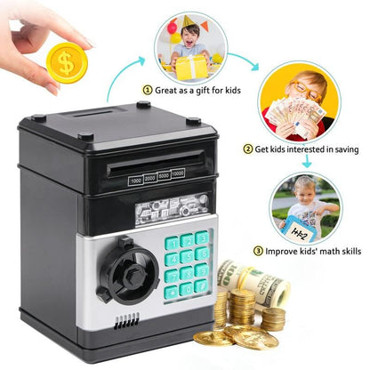 🔥Limited-Time 50% OFF | 🏧 Kids’ Electronic ATM Piggy Bank with Password Lock & Automatic Bill Feeder