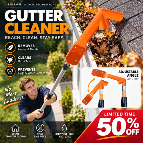 📍🔧 LIMITED‑TIME 50% OFF! ✨ No-Climb Gutter Cleaning Tool丨Excluding rod