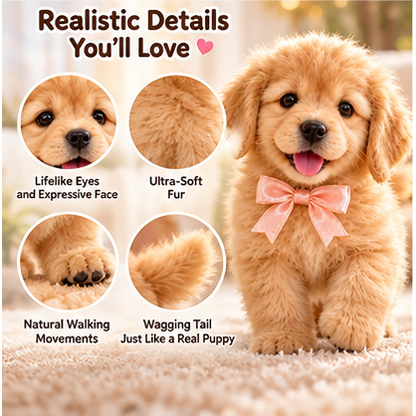 🎄49% OFF — 🐕Golden Buddy™ Lifelike Golden Retriever Robot Puppy 🐾