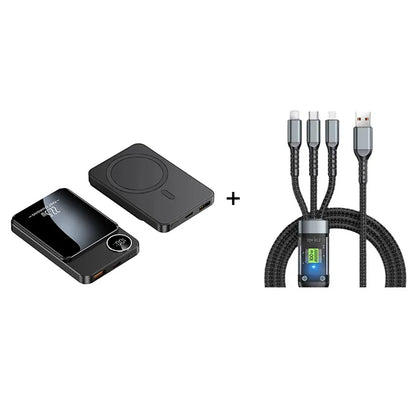 ⚡ 49% OFF 10,000mAh Magnetic Wireless Power Bank 🧲 22.5W Fast Charger