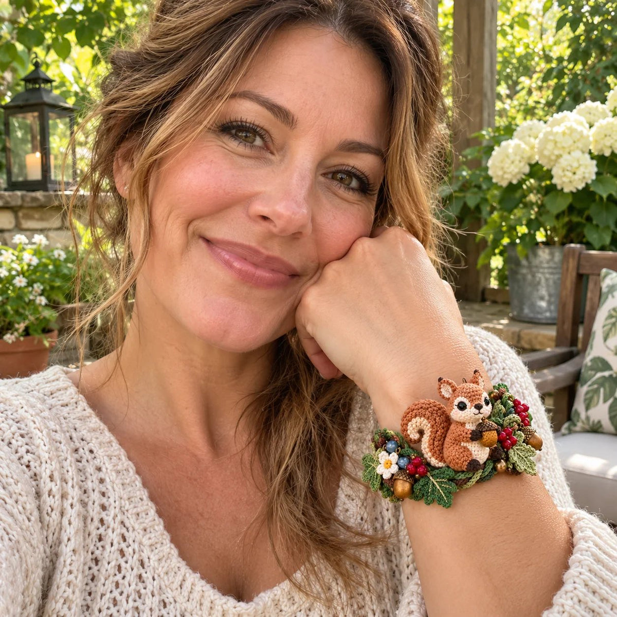 🔥Last Day 49% OFF - 🌿🧶 Woodland Wrist Friends™ – Handmade Crochet Animal Bracelet Collection