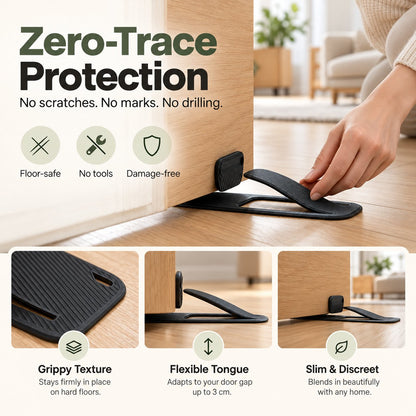 Slide. Grip. Protect: The Flexible Door Stopper 🪶✨