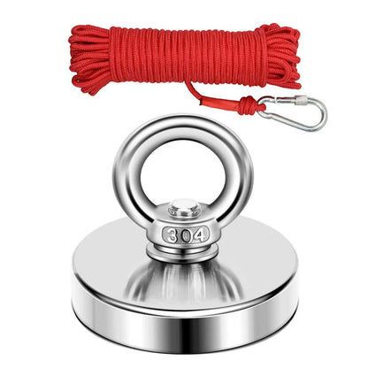 🔥 50% OFF 🧲 N52 Heavy-Duty Fishing Magnet – 3 Pull Strengths Up to 265 lbs