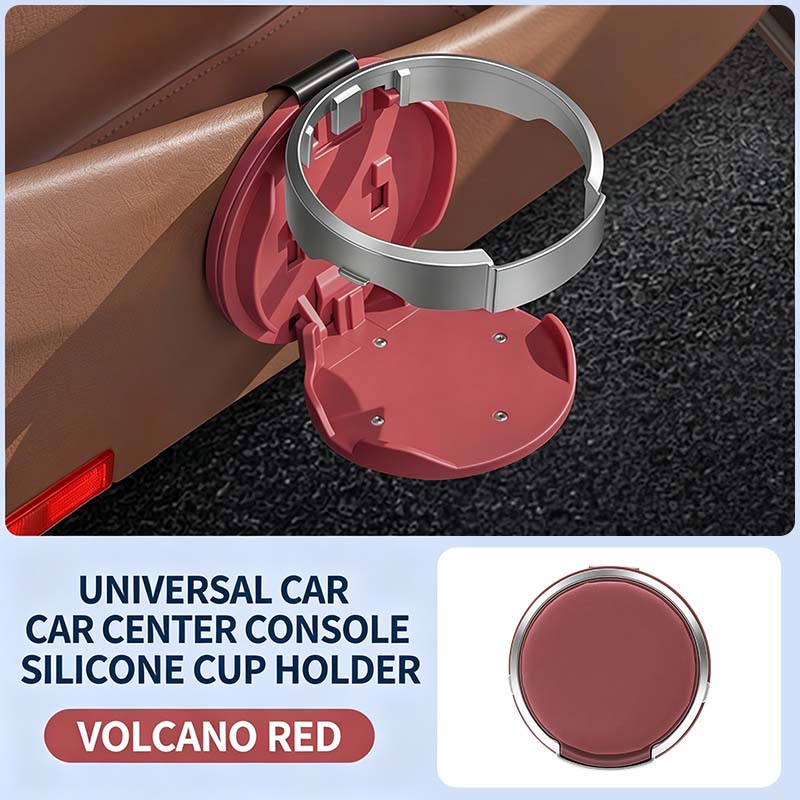 🚗 Universal Foldable Car Cup Holder – Space-Saving Drink & Phone Holder