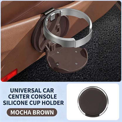 🚗 Universal Foldable Car Cup Holder – Space-Saving Drink & Phone Holder