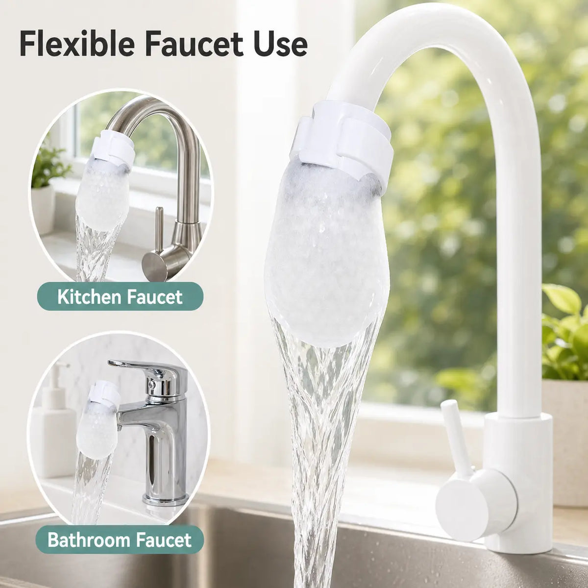 🚰 48% OFF Cotton Faucet Filter Bags 💦 Catch Visible Debris & Reduce Splashing