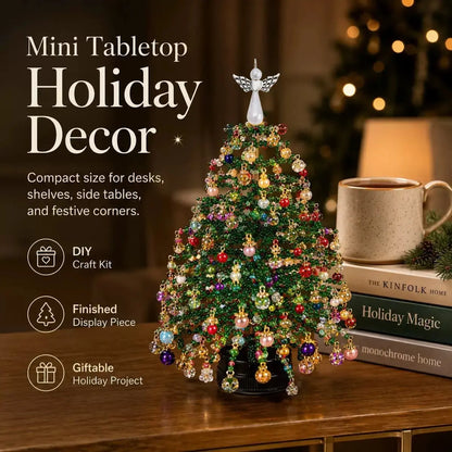 🎄✨ 50% OFF DIY Beaded Christmas Tree Kit 🎁 Create Your Own Holiday Sparkle