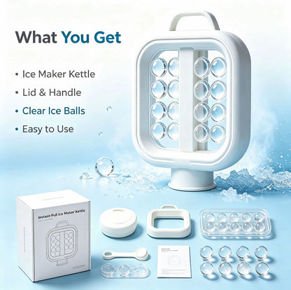Portable Silicone Ice Ball Maker Bottle Freeze,Store & Release Perfect Ice Balls with Ease