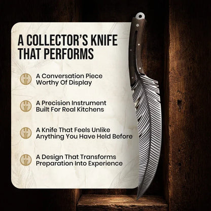 Hand-forged - Feather Knife