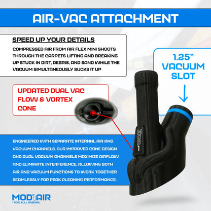 🚗 MOD1AIR Full-Size Detailing System – Modular Air Cleaning Tool Kit