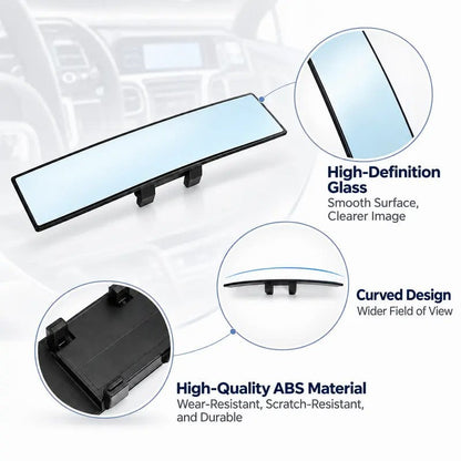 🔥 Limited-Time 49% OFF - 🚗 Panoramic Rearview Mirror · Eliminate Blind Spots Instantly