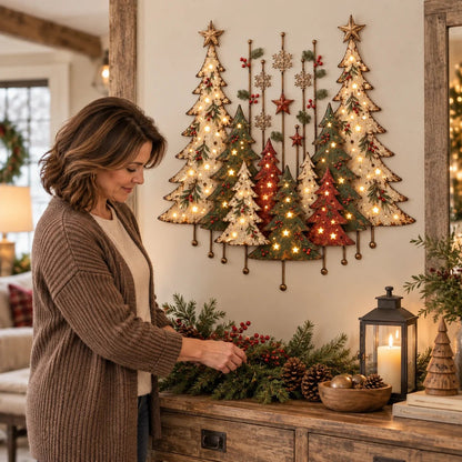 🔥Vintage Woodland Christmas Wall Decor
