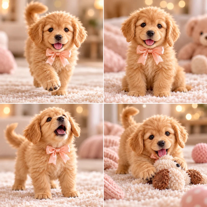 🐶 49% OFF – Golden Buddy™ Realistic Robot Golden Retriever Puppy🐾