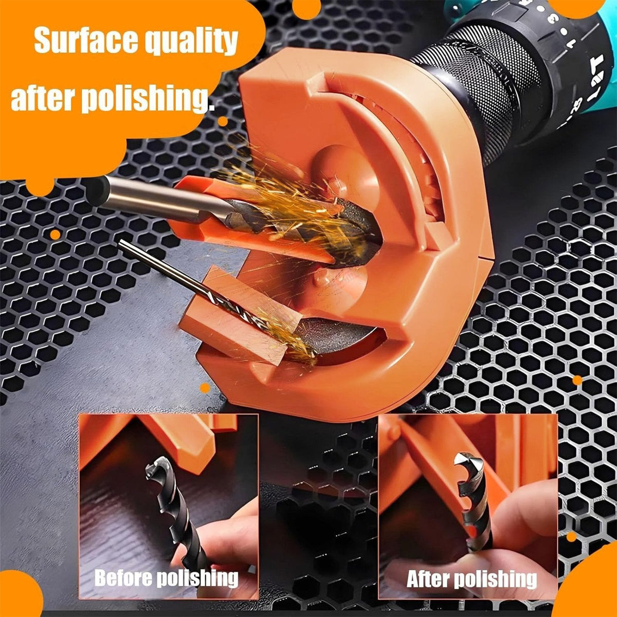 🔥 48% OFF Drill Bit Sharpener Kit – Restore Dull Bits in Minutes