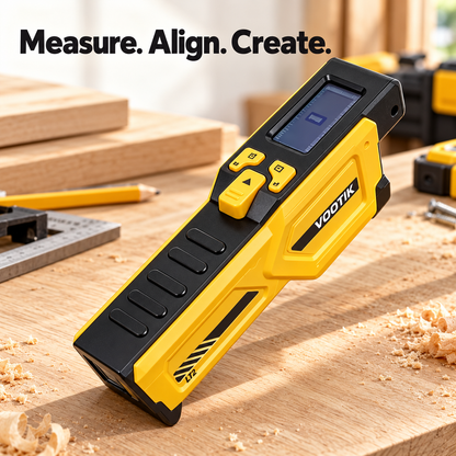 🔥 VOOTIK 3-in-1 Digital Tape Measure – Laser Alignment & Magnetic Design