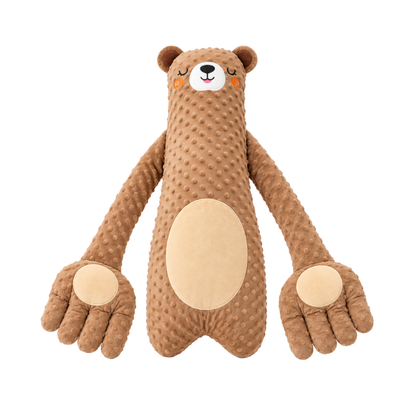 💗 Long-Arm Patting Plush Companion – 3 Gentle Modes & Remote Control