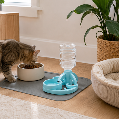 🐱 Automatic Cat Water Dispenser | Self-Refilling No-Power Pet Water Bowl for Fresh Hydration