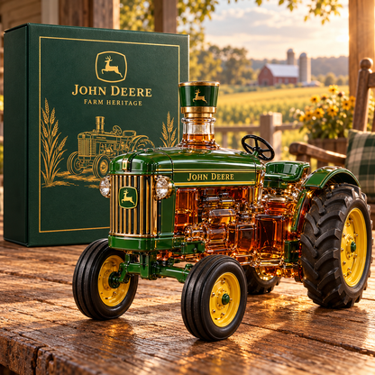 🚜 Vintage Tractor Whiskey Decanter – Unique Farmhouse Collectible & Meaningful Gift for Dad or Grandpa 🎁