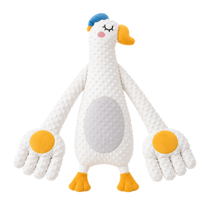 💗 Long-Arm Patting Plush Companion – 3 Gentle Modes & Remote Control