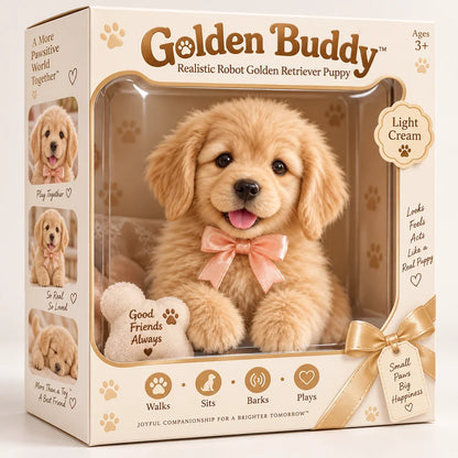 🐶 49% OFF – Golden Buddy™ Realistic Robot Golden Retriever Puppy🐾
