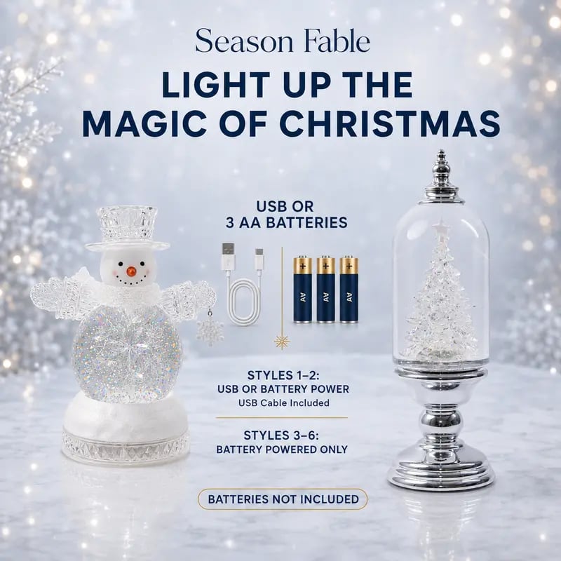 Season Fable Christmas Lighted Lantern Decor☃️