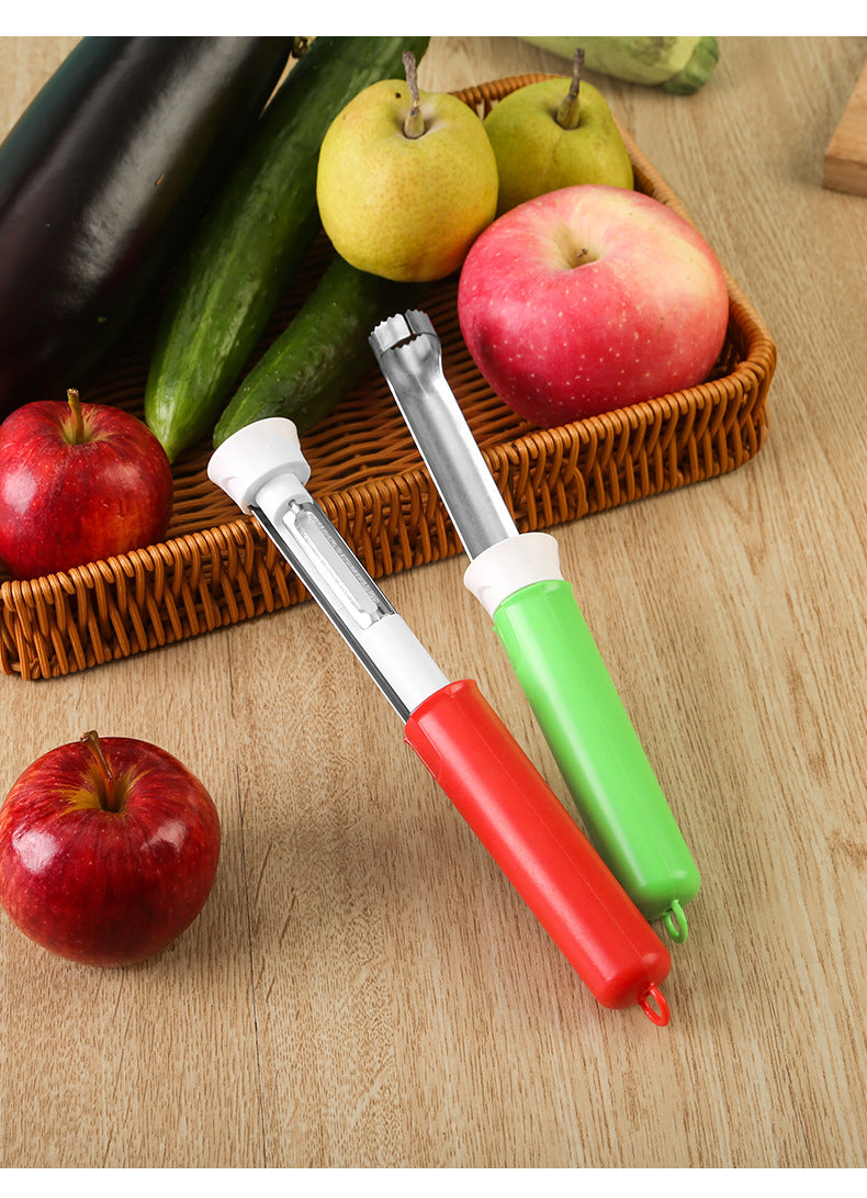 50% OFF 2-in-1 Apple Corer & Peeler Tool | Stainless Steel