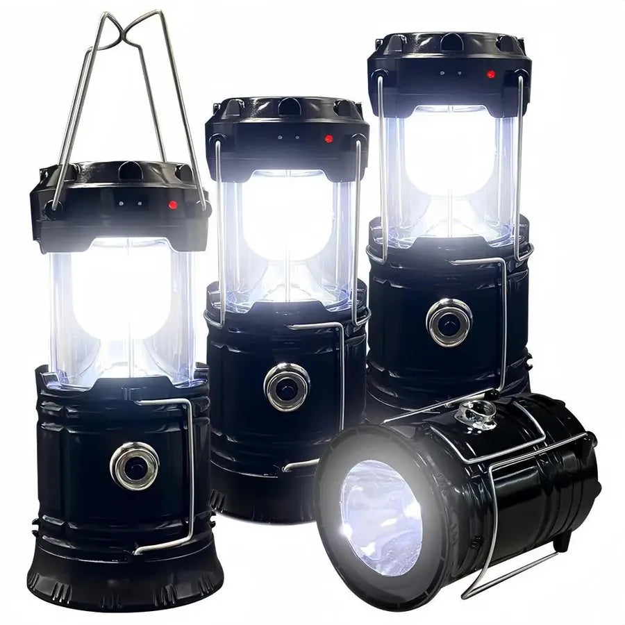 ⚡ 50% OFF Collapsible Emergency Lantern 🏕️ 360° Light + Flashlight for Home & Camping