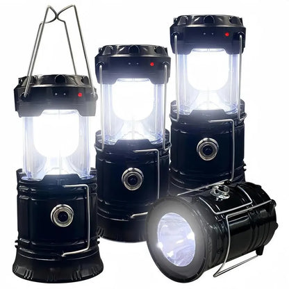 ⚡ 50% OFF Collapsible Emergency Lantern 🏕️ 360° Light + Flashlight for Home & Camping