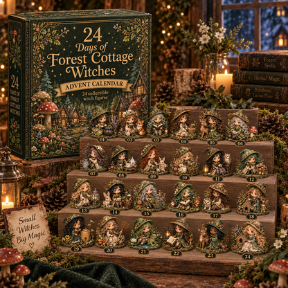 ✨ 24-Day Witch Advent Calendar – 8 Magical Editions with Collectible Miniatures