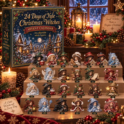 ✨ 24-Day Witch Advent Calendar – 8 Magical Editions with Collectible Miniatures