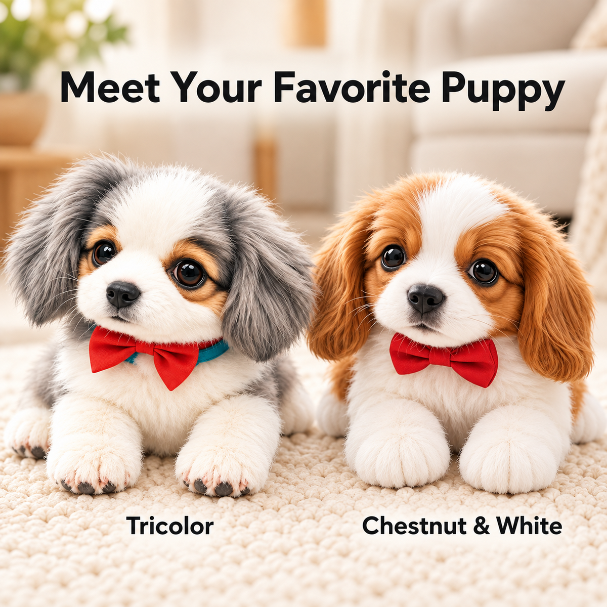 🐶 Realistic Animated Walking & Barking Robot Puppy with Tail-Wagging Motion 🎀