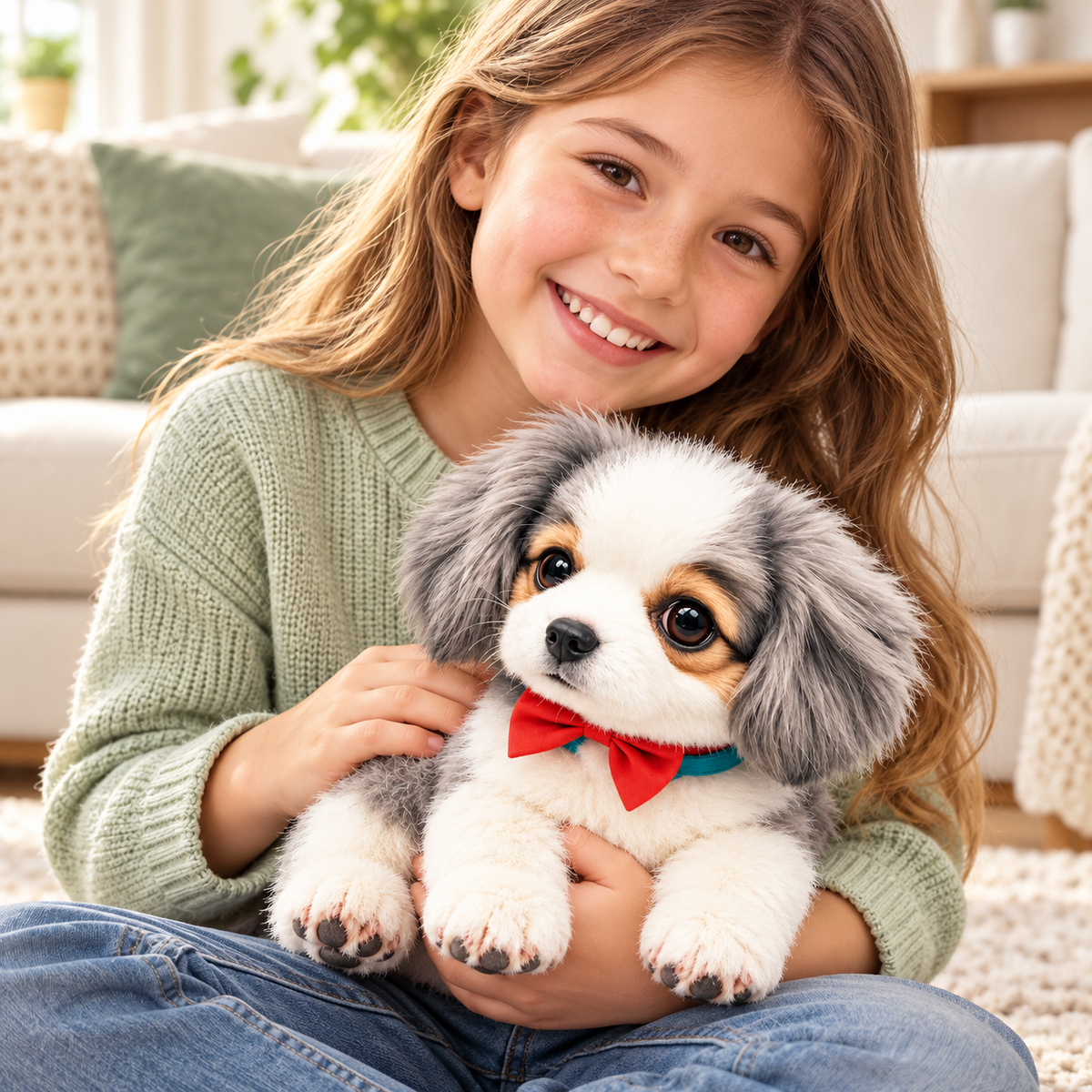 🐶 Realistic Animated Walking & Barking Robot Puppy with Tail-Wagging Motion 🎀