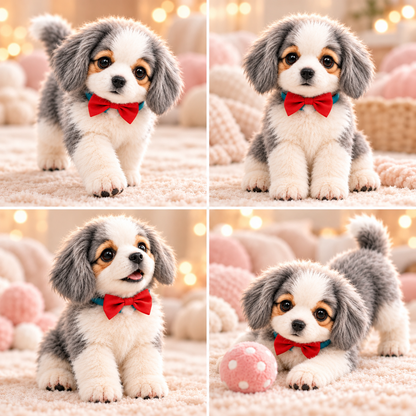 🐶 Realistic Animated Walking & Barking Robot Puppy with Tail-Wagging Motion 🎀
