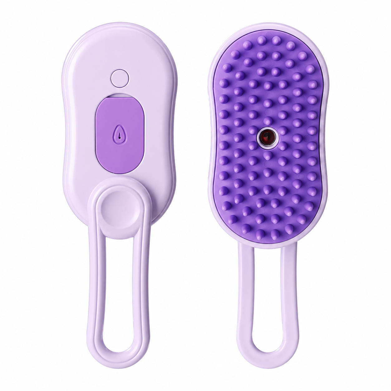 Electric Pet Spray Brush for Cats & Dogs – One-Touch Mist Grooming & Massage Brush