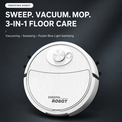 🤖 Smart 4-in-1 Robot Vacuum & Mop with USB Charging