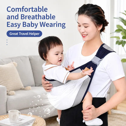 🔥 50% OFF 2PCS Breathable Mesh Baby Sling Carrier – Adjustable Comfort for Everyday Carrying