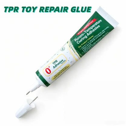 🧸2pcs  20ml 0° TPR Toy Repair Tool– Clear Flexible Glue for Squishy Balls & Soft Toys