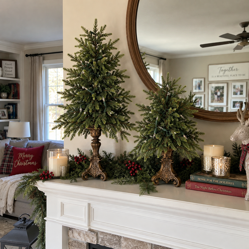 Vintage Tabletop Christmas Trees